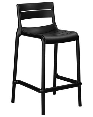 Стул барный DOBRIN Стул полубарный DOBRIN NESSA, черный (B-03) арт. LMZL-PP905-1_P_B-03