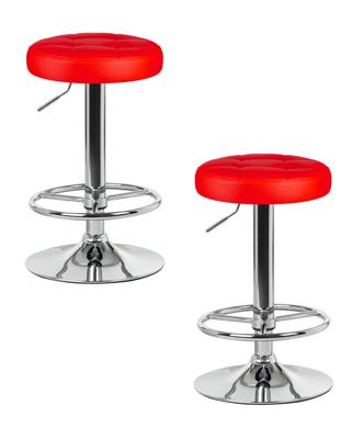 Стул барный DOBRIN Набор 2 шт Табурет барный DOBRIN BRUNO, красный арт. LM-5008-N_CH-M_EL-red