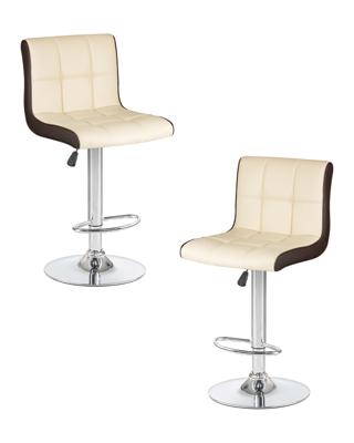 Стул барный DOBRIN Набор 2 шт Стул барный DOBRIN CANDY, кремово-коричневый арт. LM-5006-N_CH-M_EL-cream-brown