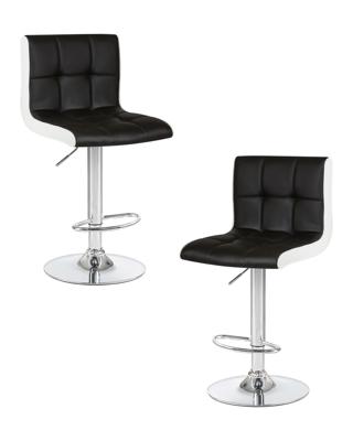 Стул барный DOBRIN Набор 2 шт Стул барный DOBRIN CANDY, чёрно-белый арт. LM-5006-N_CH-M_EL-black-white