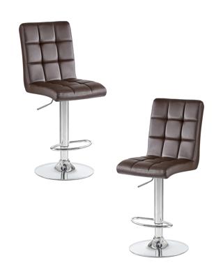 Стул барный DOBRIN Набор 2 шт Стул барный DOBRIN KRUGER, коричневый арт. LM-5009-N_CH-M_EL-brown
