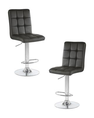 Стул барный DOBRIN Набор 2 шт Стул барный DOBRIN KRUGER, чёрный арт. LM-5009-N_CH-M_EL-black