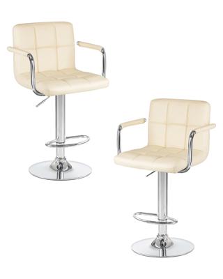 Стул барный DOBRIN Набор 2 шт Стул барный DOBRIN KRUGER ARM, кремовый арт. LM-5011-N_CH-M_EL-cream