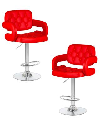 Стул барный DOBRIN Набор 2 шт Стул барный DOBRIN TIESTO, красный арт. LM-3460-N_CH-M_EL-red