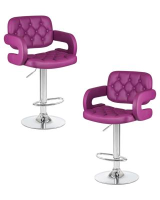 Стул барный DOBRIN Набор 2 шт Стул барный DOBRIN TIESTO, фиолетовый арт. LM-3460-N_CH-M_EL-purple