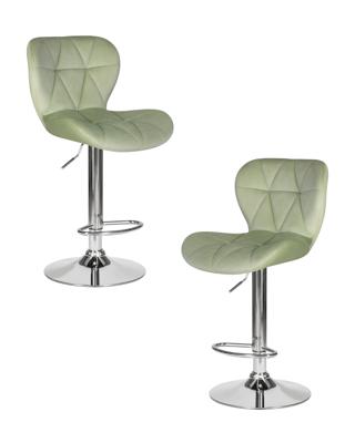 Стул барный DOBRIN Набор 2 шт Стул барный DOBRIN BARNY, мятный велюр (MJ9-87) арт. LM-5022-N_CH-M_V-MJ9-87