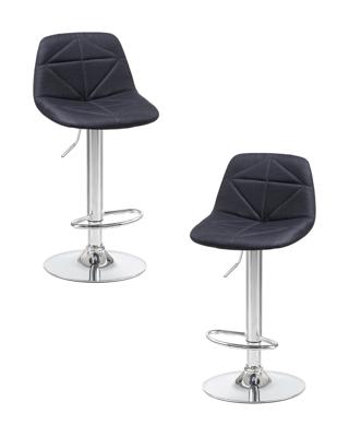 Стул барный DOBRIN Набор 2 шт Стул барный DOBRIN DINA, чёрный арт. LM-2035-N_CH-M_TT-black