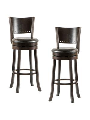 Стул барный DOBRIN Набор 2 шт Стул барный DOBRIN TONY BAR, капучино, чёрный арт. LMU-9292-N_TR_EL-black