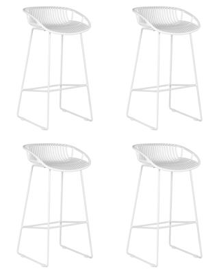 Стул барный DOBRIN Набор 4 шт Стул барный DOBRIN FRANK, белый арт. LMZL-PP775A-N_M_P-W-02