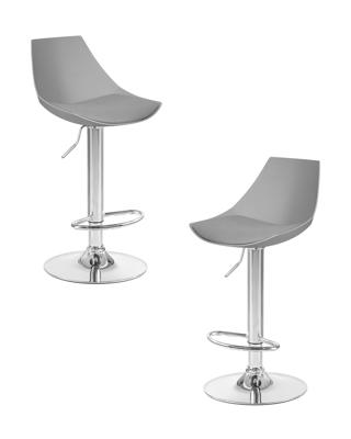 Стул барный DOBRIN Набор 2 шт Стул барный DOBRIN ROCKY, серый арт. LM-3000-N