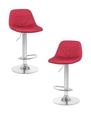 Стул барный DOBRIN Набор 2 шт Стул барный DOBRIN DINA, бордовый арт. LM-2035-N_CH-M_TT-burgundy