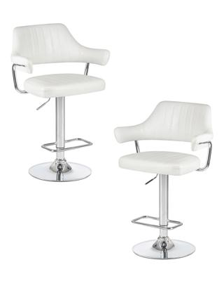 Стул барный DOBRIN Набор 2 шт Стул барный DOBRIN CHARLY, белый крокодил арт. LM-5019-N_CH-M_EL-white-crocodile