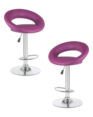 Стул барный DOBRIN Набор 2 шт Стул барный DOBRIN MIRA, фиолетовый арт. LM-5001-N_CH-M_EL-purple