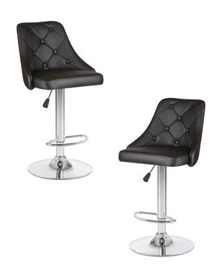 Стул барный DOBRIN Набор 2 шт Стул барный DOBRIN JOSEPH, чёрный арт. LM-5021-N_CH-M_EL-black