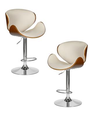 Стул барный DOBRIN Набор 2 шт Стул барный DOBRIN JACK, цвет кремовый 502-A-4 арт. LMZ-6023-N_CH-M_EL-502-A-4