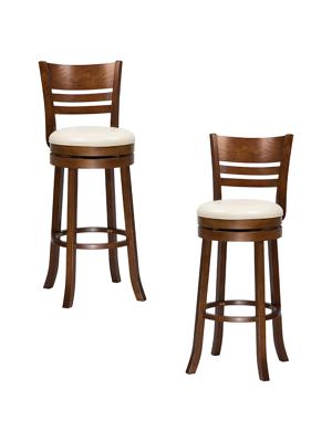 Стул барный DOBRIN Набор 2 шт Стул барный DOBRIN WILLIAM BAR, шоколад, кремовый арт. LMU-9393-N_TR_EL-cream