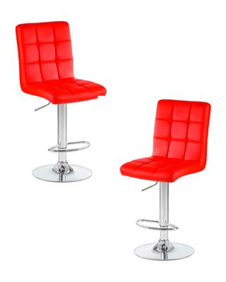 Стул барный DOBRIN Набор 2 шт Стул барный DOBRIN KRUGER, красный арт. LM-5009-N_CH-M_EL-red