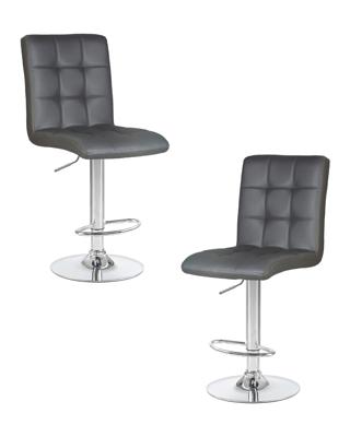 Стул барный DOBRIN Набор 2 шт Стул барный DOBRIN KRUGER, серый арт. LM-5009-N_CH-M_EL-188-55