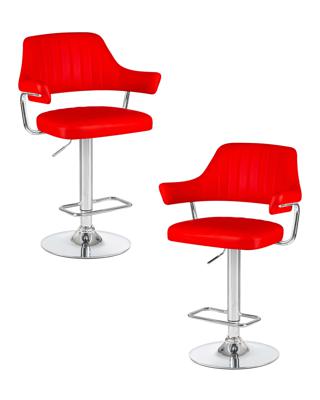 Стул барный DOBRIN Набор 2 шт Стул барный DOBRIN CHARLY, красный арт. LM-5019-N_CH-M_EL-red