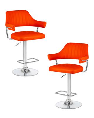 Стул барный DOBRIN Набор 2 шт Стул барный DOBRIN CHARLY, оранжевый арт. LM-5019-N_CH-M_EL-orange