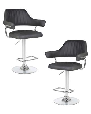 Стул барный DOBRIN Набор 2 шт Стул барный DOBRIN CHARLY, серый арт. LM-5019-N_CH-M_EL-188-55