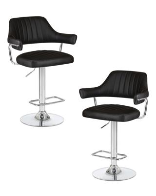 Стул барный DOBRIN Набор 2 шт Стул барный DOBRIN CHARLY, чёрный арт. LM-5019-N_CH-M_EL-black