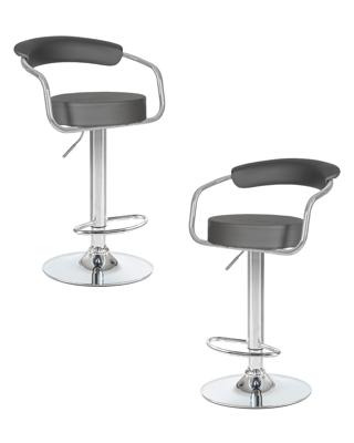 Стул барный DOBRIN Набор 2 шт Стул барный DOBRIN MARTA, серый арт. LM-5013-N_CH-M_EL-188-55