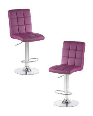 Стул барный DOBRIN Набор 2 шт Стул барный DOBRIN KRUGER, фиолетовый арт. LM-5009-N_CH-M_EL-purple