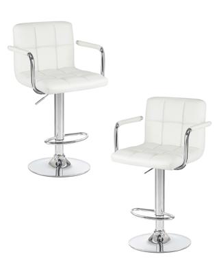 Стул барный DOBRIN Набор 2 шт Стул барный DOBRIN KRUGER ARM, белый арт. LM-5011-N_CH-M_EL-white