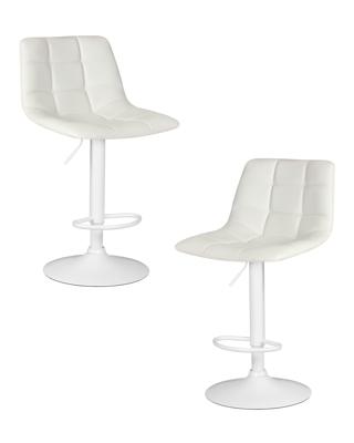 Стул барный DOBRIN Набор 2 шт Стул барный DOBRIN TAILOR WHITE, белый PU арт. LM-5017-N_W-M_EL-white