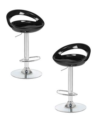 Стул барный DOBRIN Набор 2 шт Стул барный DOBRIN DISCO, чёрный арт. LM-1010-N_CH-M_ABS-black