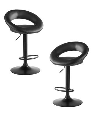 Стул барный DOBRIN Набор 2 шт Стул барный DOBRIN MIRA BLACK, чёрный арт. LM-5001-N_B-M_EL-black