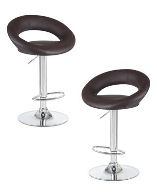 Стул барный DOBRIN Набор 2 шт Стул барный DOBRIN MIRA, коричневый арт. LM-5001-N_CH-M_EL-brown