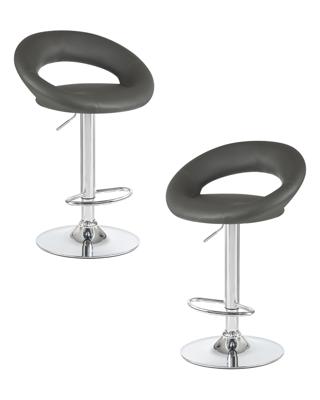 Стул барный DOBRIN Набор 2 шт Стул барный DOBRIN MIRA, серый арт. LM-5001-N_CH-M_EL-188-55