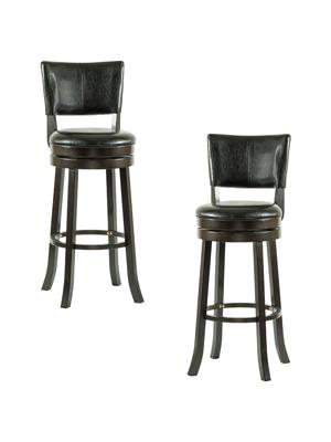 Стул барный DOBRIN Набор 2 шт Стул барный DOBRIN JOHN BAR, капучино, чёрный арт. LMU-9090-N_TR_EL-black
