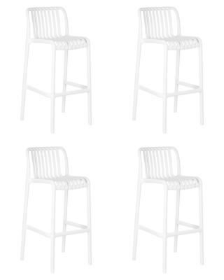 Стул барный DOBRIN Набор 4 шт Стул барный DOBRIN CHLOE BAR, белый арт. LMZL-PP777-N_P-W-02