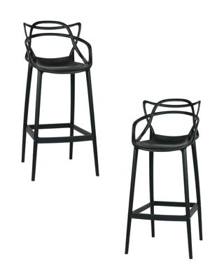 Стул барный DOBRIN Набор 2 шт Стул барный DOBRIN MASTERS BAR, чёрный (B-03) арт. LMZL-PP601C-N2_P_B-03