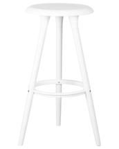 Стул барный DOBRIN Табурет барный DOBRIN ROYCE WHITE, белый (W-02) арт. LMZL-PP652_WhiteBase