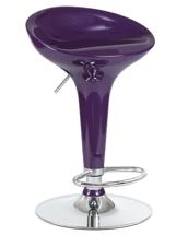 Стул барный DOBRIN Стул барный DOBRIN BOMBA, фиолетовый металлик арт. LM-1004_CH-M_ABS-purple-metallic
