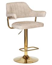 Стул барный DOBRIN Стул барный DOBRIN CHARLY GOLD, бежевый твид (LEO26) арт. LM-5019_G-M_CT-LEO26