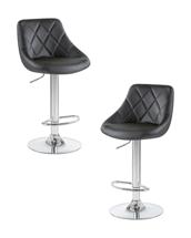 Стул барный DOBRIN Набор 2 шт Стул барный DOBRIN LOGAN, чёрный арт. LM-5007-N_CH-M_EL-black
