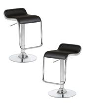 Стул барный DOBRIN Набор 2 шт Стул барный DOBRIN CRACK, чёрный арт. LM-3021-N_CH-M_EL-black