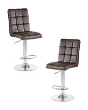 Стул барный DOBRIN Набор 2 шт Стул барный DOBRIN KRUGER, коричневый арт. LM-5009-N_CH-M_EL-brown