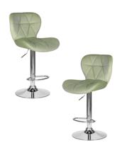 Стул барный DOBRIN Набор 2 шт Стул барный DOBRIN BARNY, мятный велюр (MJ9-87) арт. LM-5022-N_CH-M_V-MJ9-87