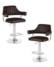 Стул барный DOBRIN Набор 2 шт Стул барный DOBRIN CHARLY, коричневый арт. LM-5019-N_CH-M_EL-brown