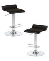 Стул барный DOBRIN Набор 2 шт Стул барный DOBRIN TOMMY, чёрный арт. LM-3013-N_CH-M_EL-black