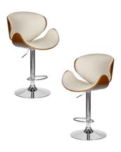 Стул барный DOBRIN Набор 2 шт Стул барный DOBRIN JACK, цвет кремовый 502-A-4 арт. LMZ-6023-N_CH-M_EL-502-A-4