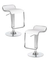 Стул барный DOBRIN Набор 2 шт Стул барный DOBRIN CRACK, белый арт. LM-3021-N_CH-M_EL-white