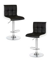 Стул барный DOBRIN Набор 2 шт Стул барный DOBRIN CANDY, чёрно-белый арт. LM-5006-N_CH-M_EL-black-white