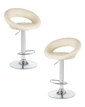 Стул барный DOBRIN Набор 2 шт Стул барный DOBRIN MIRA, кремовый арт. LM-5001-N_CH-M_EL-cream